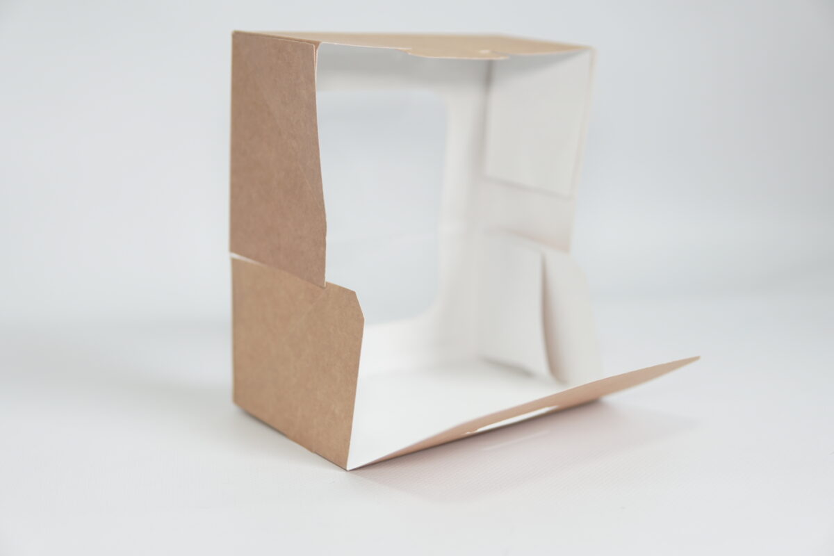 Pudełko kraft z okienkiem