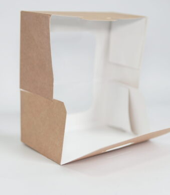 Pudełko kraft z okienkiem