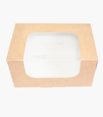 pudełko kraft z okienkiem