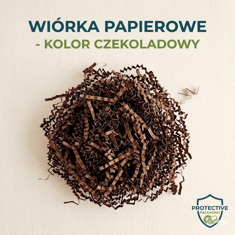 wypełniacz w kolorze czekoladowym